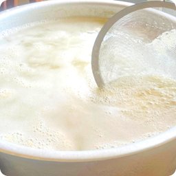 Gentle filtration of coconut sap